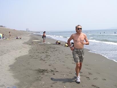 茅ヶ崎海岸を毎日ジョギング